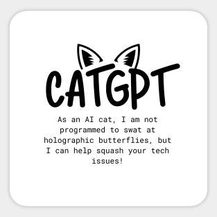 CatGPT Cute Sticker